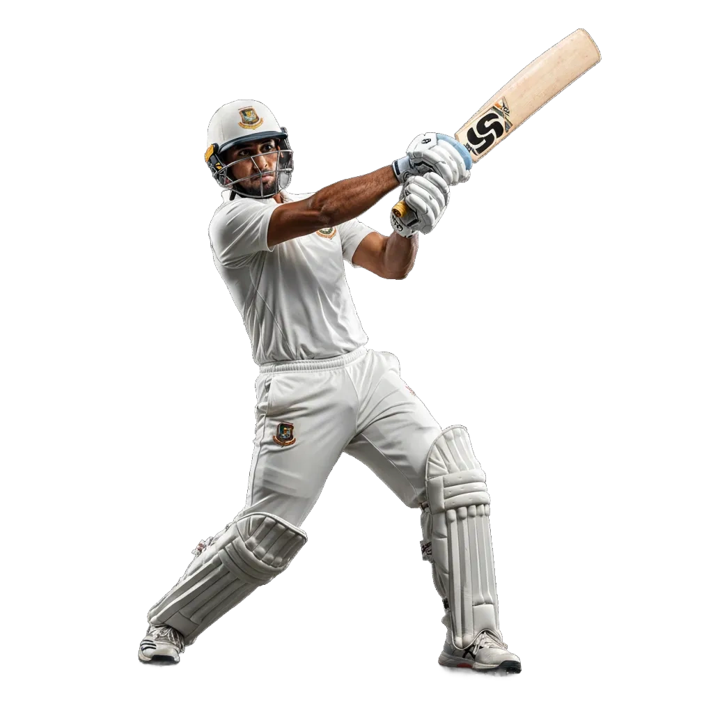 DBBet Bangladesh cricket betting banner with phone showing live odds, 100% up to €100 bonus, Tests, ODIs, T20 icons