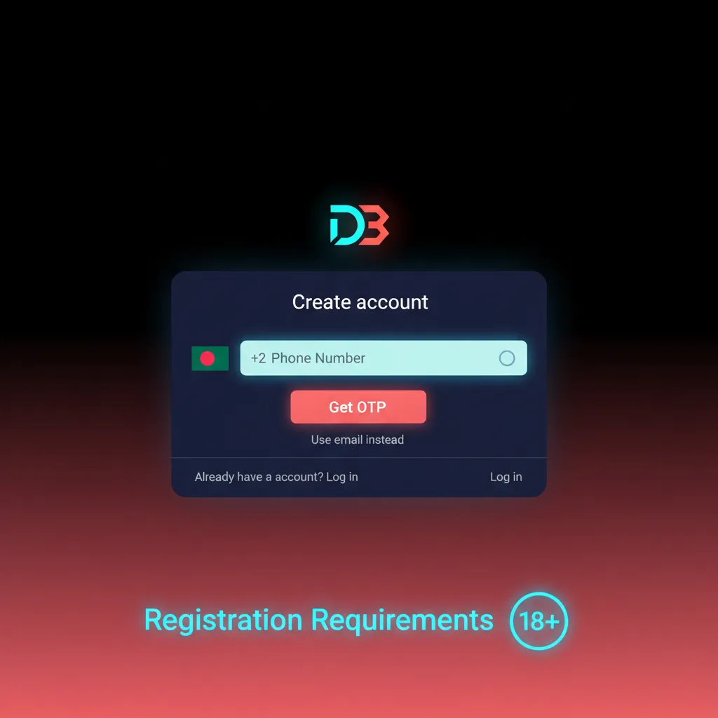 DBBet rules for Bangladesh: 18+, KYC/AML, real ID, 1 account, own payment method, address proof for limits and withdrawals.
