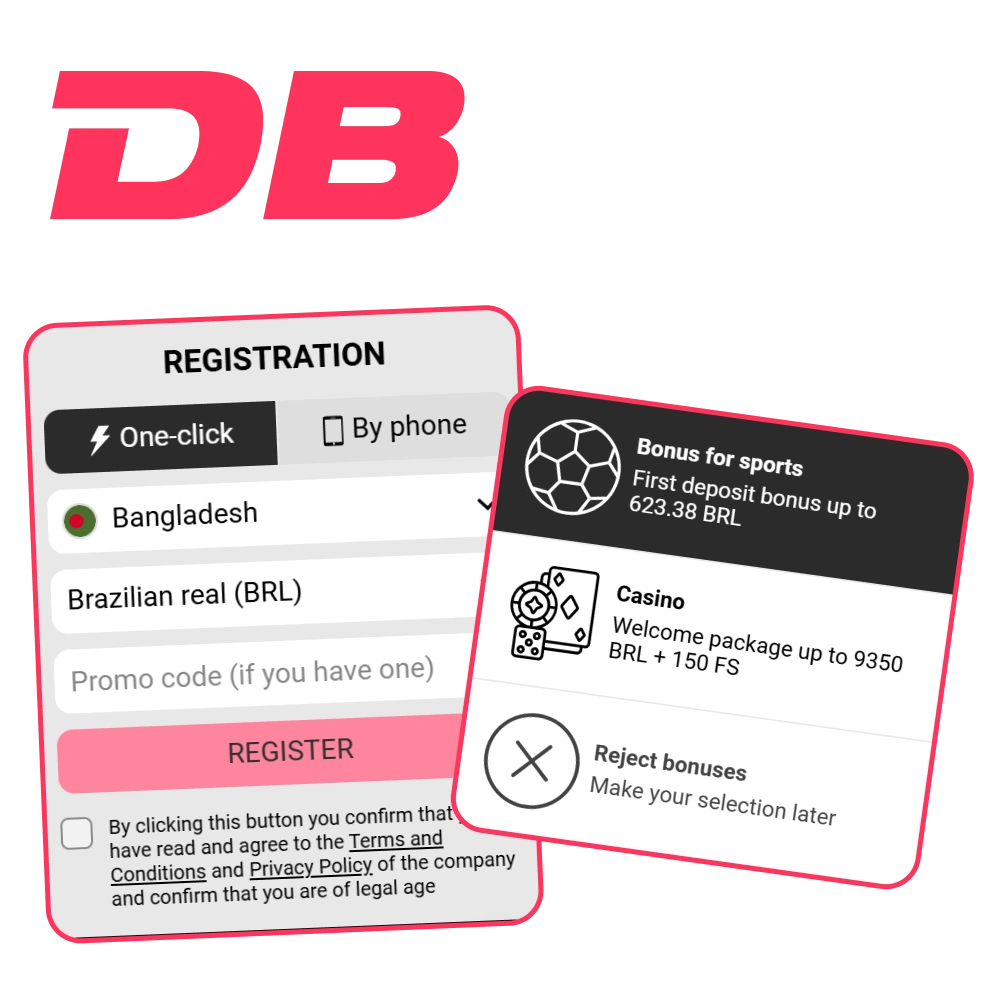 Create an account at official DBbet casino and access to many features and bonuses right away.