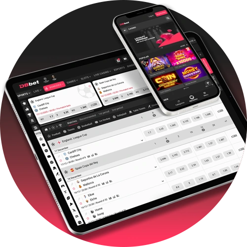 Use DBbet seamlessly on desktop and mobile devices anytime.