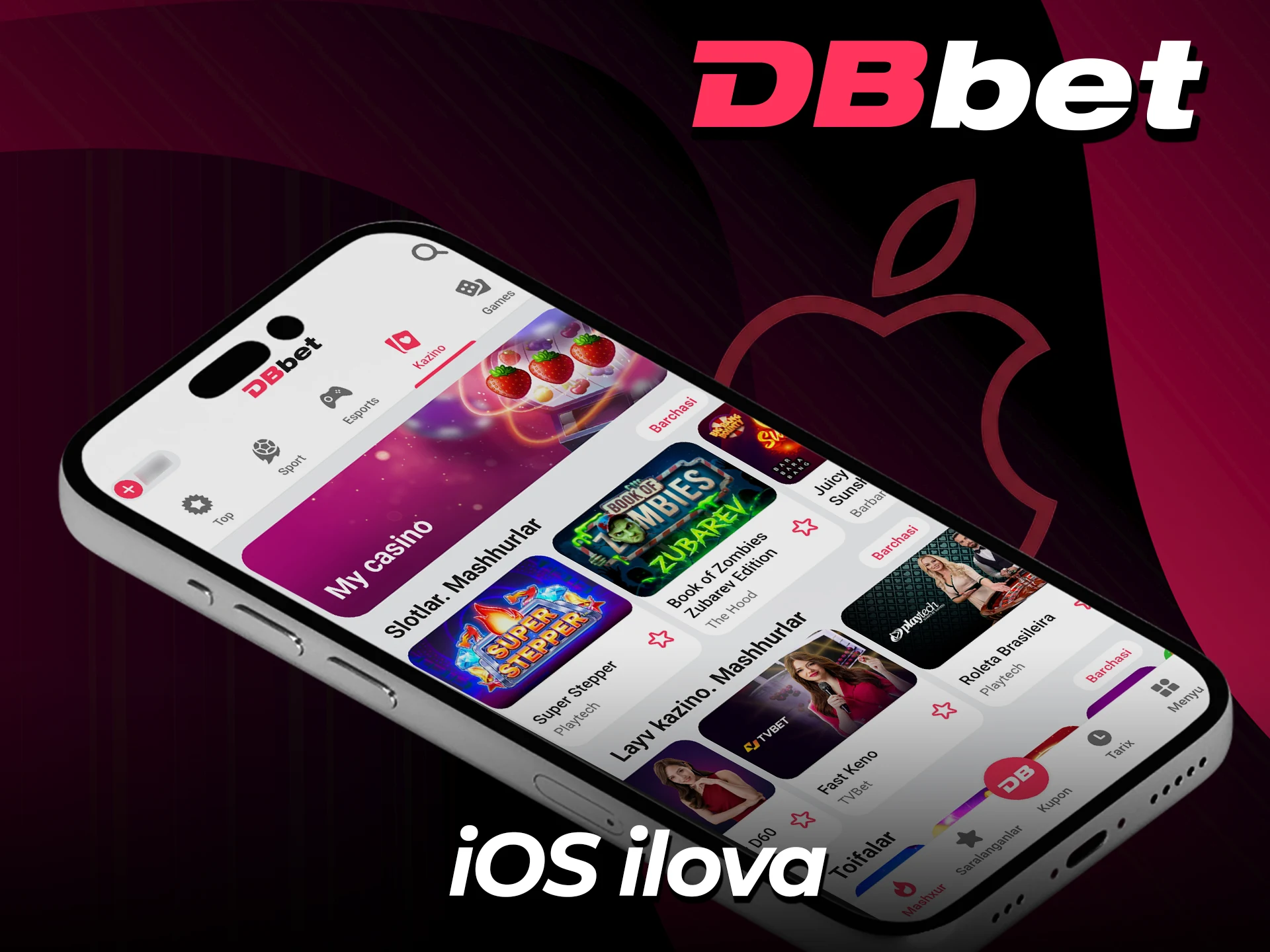 iPhone qurilmangizga DBBet ilovasini hoziroq o‘rnating
