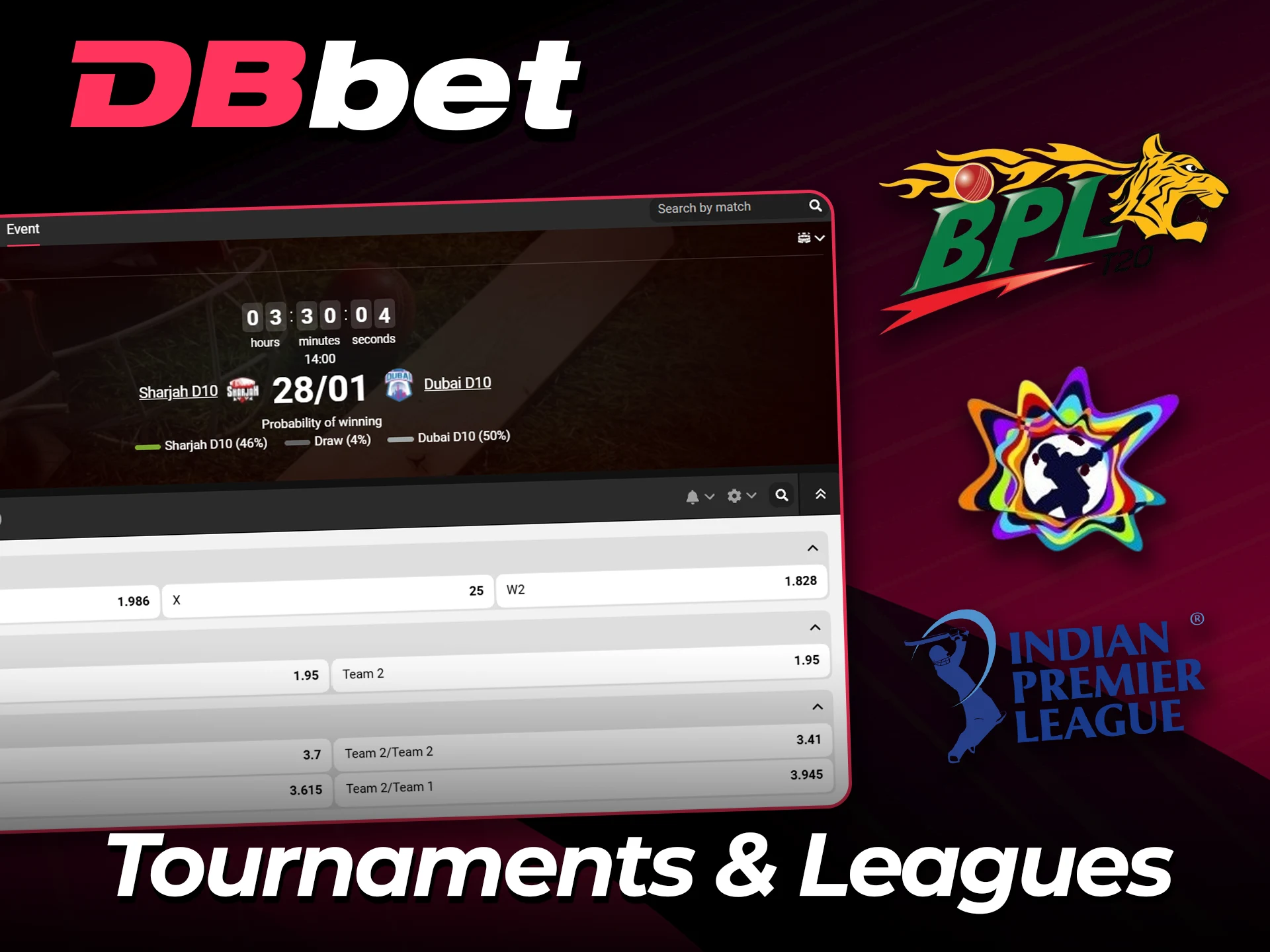 Bet on BPL and IPL at DBbet.