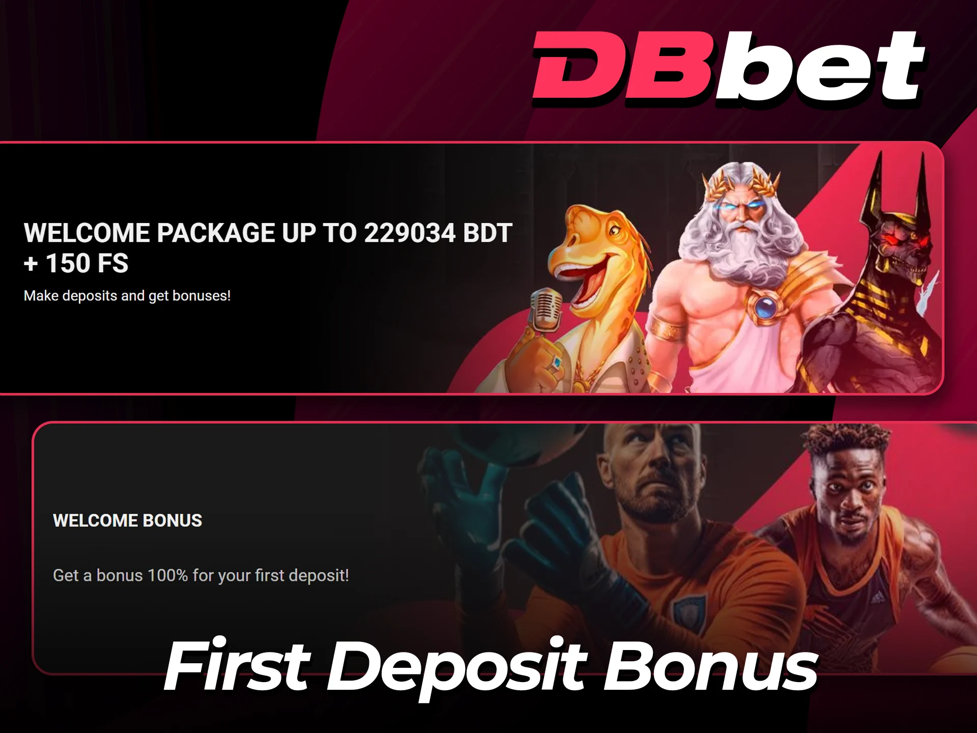 Claim your starting bonus on the official DBbet website.