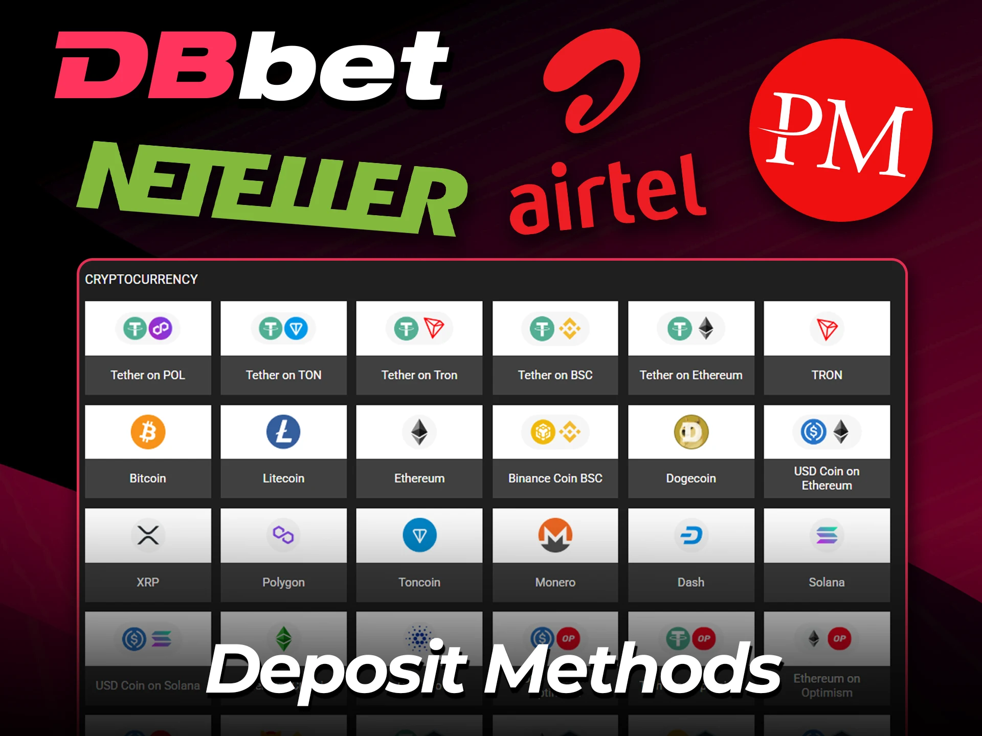 Explore top local payment methods at DBbet.