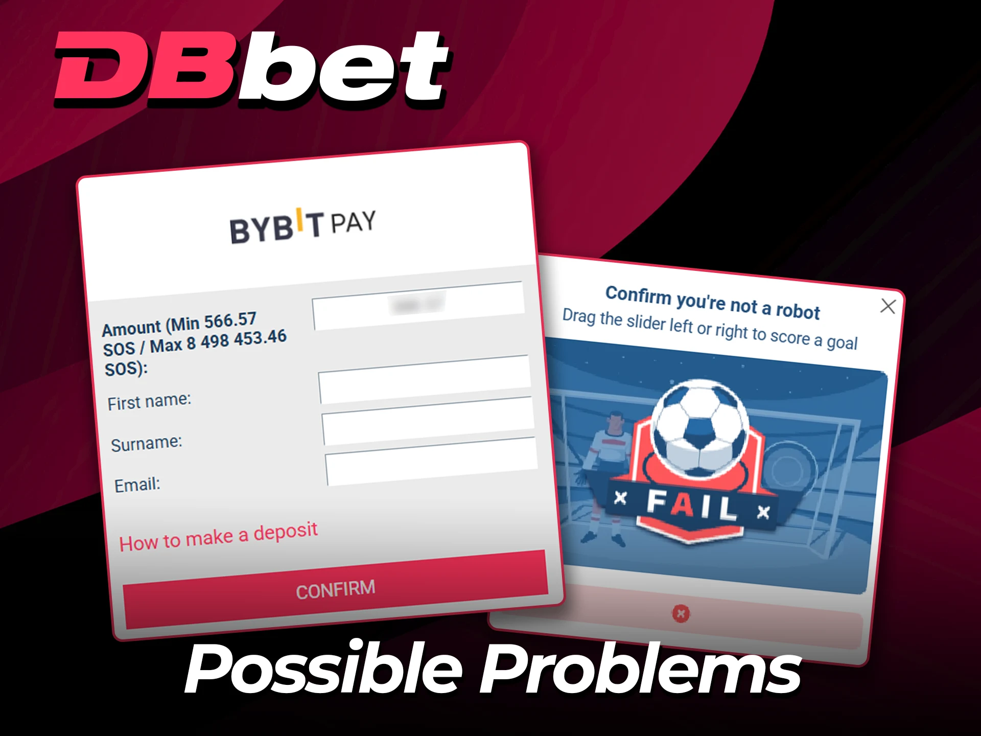 Solve payment issues at DBbet quickly.