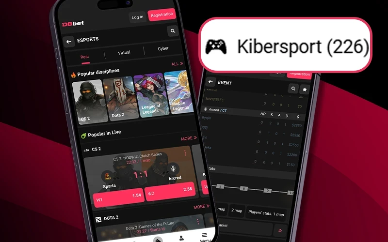 Kibersport olamiga rasmiy DBBet ilovasi bilan sho'ng'ing.