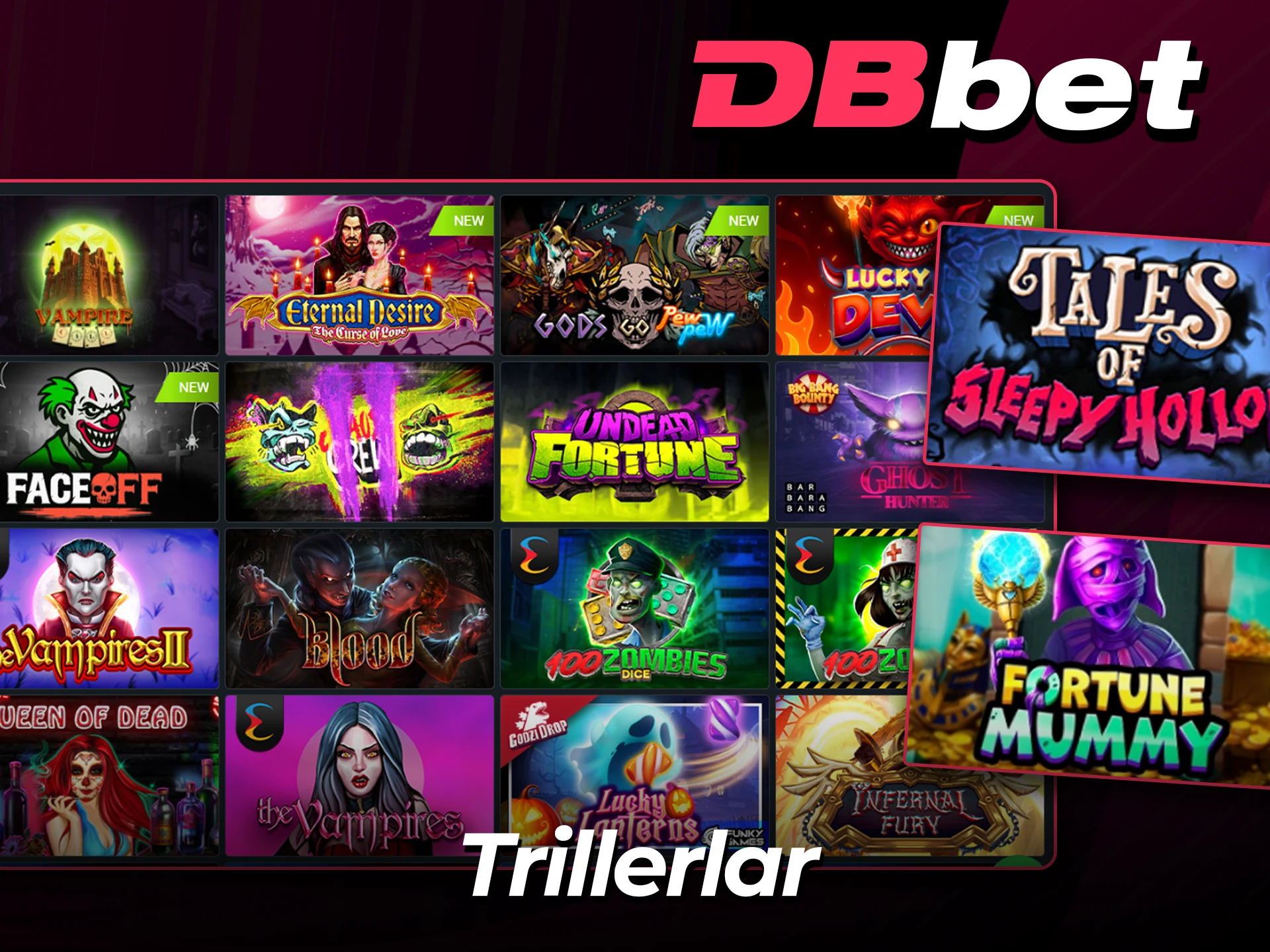 DBBet yuqori volatillikli slotlarni sinab ko‘ring.