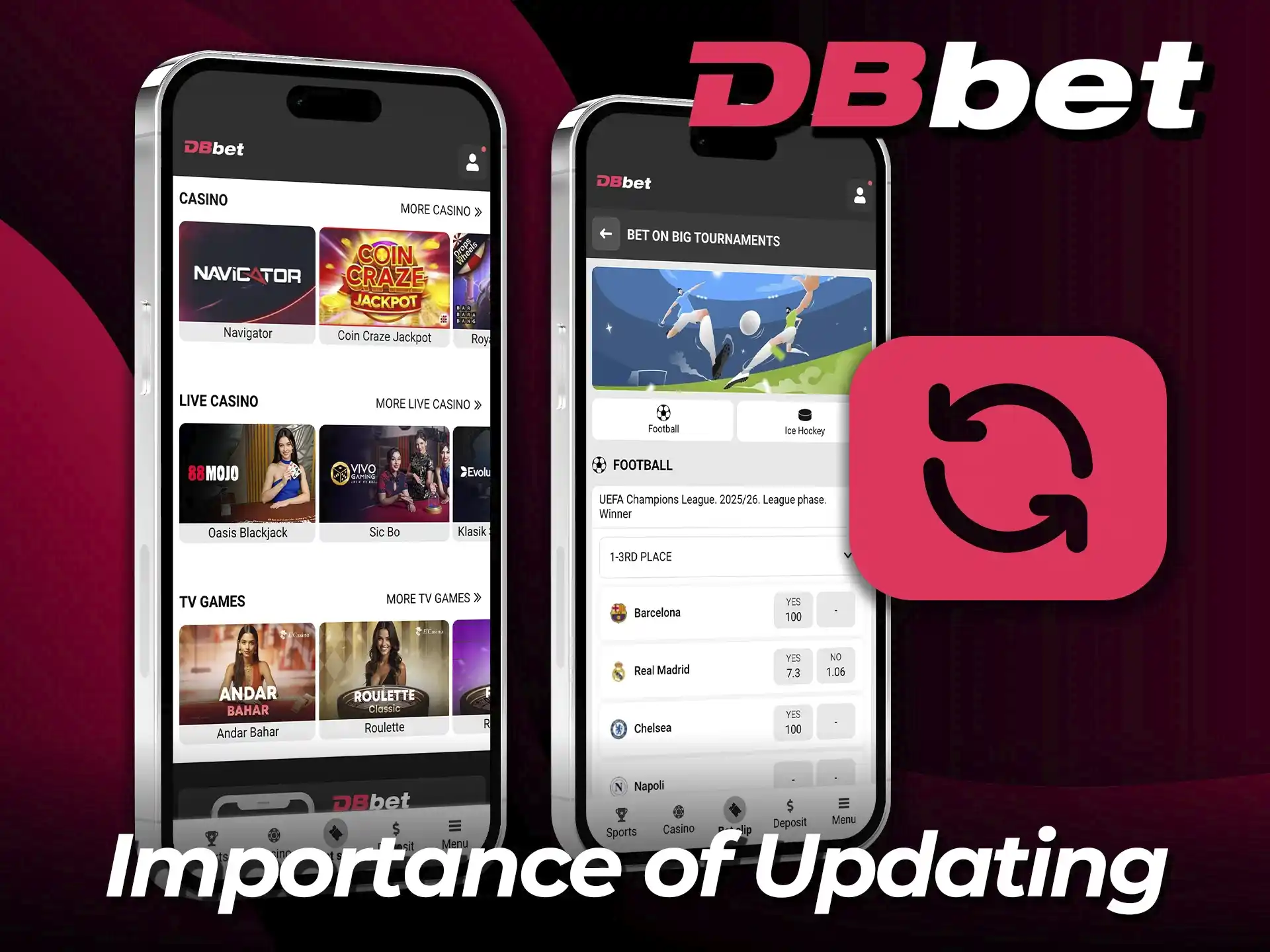 Learn why updating the DBbet app improves security and gameplay.